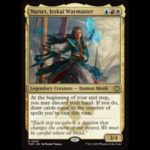 MTG Narset, Jeskai Waymaster Tarkir: Dragonstorm tdm#209