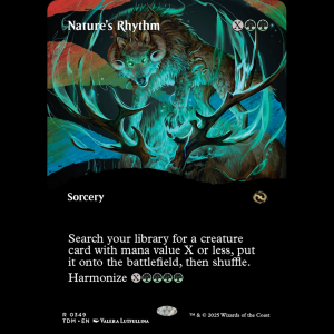 MTG Nature's Rhythm Tarkir: Dragonstorm tdm#349