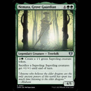 MTG Nemata, Grove Guardian Commander Masters cmm#307