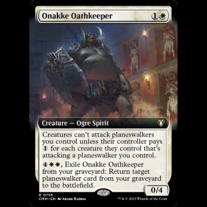 MTG Onakke Oathkeeper Commander Masters cmm#755