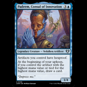 MTG Padeem, Consul of Innovation Commander Masters cmm#109