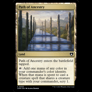 MTG Path of Ancestry Commander Masters cmm#423