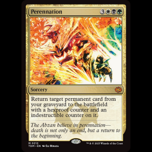 MTG Perennation Tarkir: Dragonstorm tdm#212