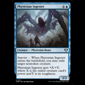 MTG Phyrexian Ingester Commander Masters cmm#111
