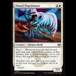 MTG Poised Practitioner Tarkir: Dragonstorm tdm#18