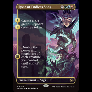 MTG Roar of Endless Song Tarkir: Dragonstorm tdm#390