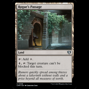 MTG Rogue's Passage Commander Masters cmm#426
