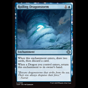 MTG Roiling Dragonstorm Tarkir: Dragonstorm tdm#55