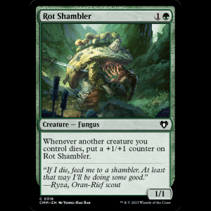 MTG Rot Shambler Commander Masters cmm#318