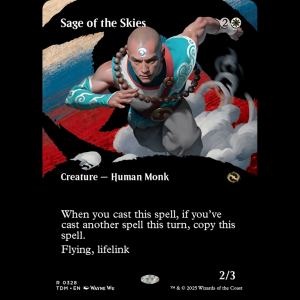 MTG Sage of the Skies Tarkir: Dragonstorm tdm#328