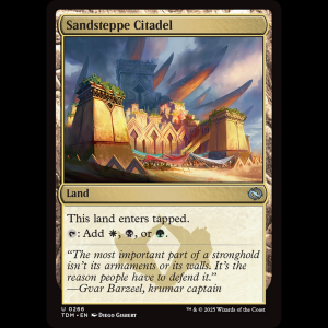 MTG Sandsteppe Citadel Tarkir: Dragonstorm tdm#266