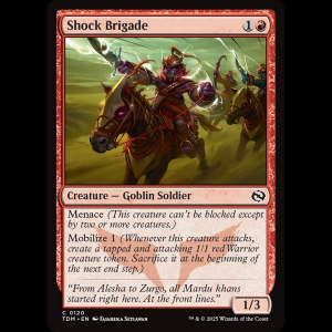 MTG Shock Brigade Tarkir: Dragonstorm tdm#120