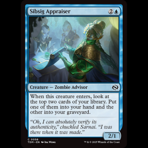 MTG Sibsig Appraiser Tarkir: Dragonstorm tdm#56