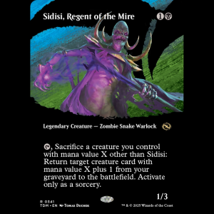 MTG Sidisi, Regent of the Mire Tarkir: Dragonstorm tdm#341
