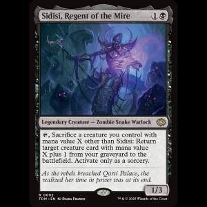 MTG Sidisi, Regent of the Mire Tarkir: Dragonstorm tdm#92