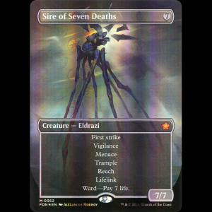 MTG Sire of Seven Deaths Foundations fdn#362