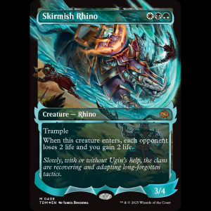 MTG Skirmish Rhino Tarkir: Dragonstorm tdm#408