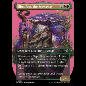 MTG Slimefoot, the Stowaway Commander Masters cmm#686