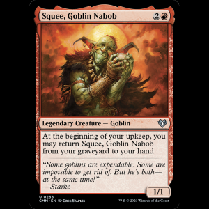 MTG Squee, Goblin Nabob Commander Masters cmm#258