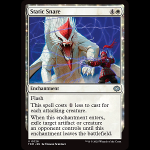 MTG Static Snare Tarkir: Dragonstorm tdm#26