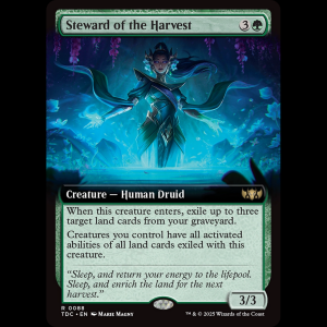 MTG Steward of the Harvest Tarkir: Dragonstorm Commander tdc#88