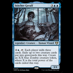 MTG Stitcher Geralf Commander Masters cmm#121