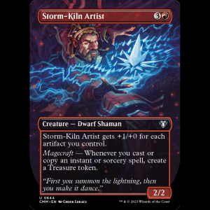 MTG Storm-Kiln Artist Commander Masters cmm#644