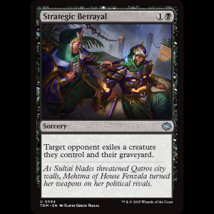 MTG Strategic Betrayal Tarkir: Dragonstorm tdm#94