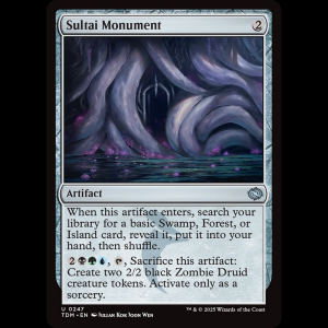 MTG Sultai Monument Tarkir: Dragonstorm tdm#247