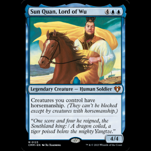MTG Sun Quan, Lord of Wu Commander Masters cmm#123