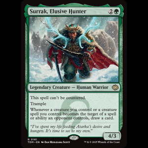 MTG Surrak, Elusive Hunter Tarkir: Dragonstorm tdm#161