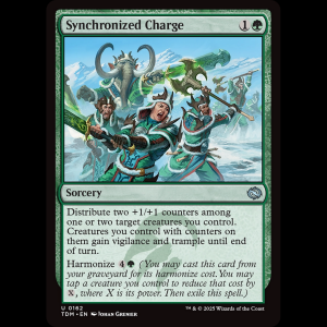 MTG Synchronized Charge Tarkir: Dragonstorm tdm#162