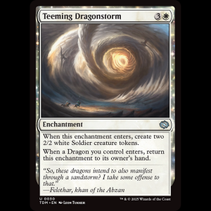 MTG Teeming Dragonstorm Tarkir: Dragonstorm tdm#30