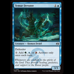 MTG Temur Devotee Tarkir: Dragonstorm tdm#61
