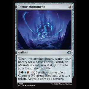 MTG Temur Monument Tarkir: Dragonstorm tdm#248