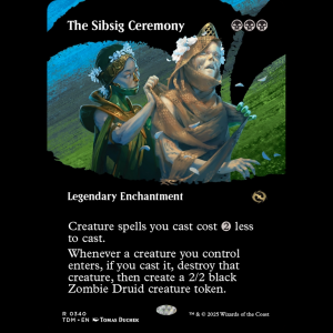 MTG The Sibsig Ceremony Tarkir: Dragonstorm tdm#340