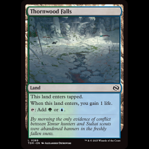 MTG Thornwood Falls Tarkir: Dragonstorm tdm#269