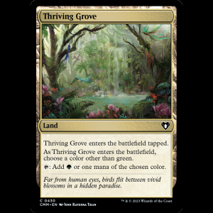 MTG Thriving Grove Commander Masters cmm#430