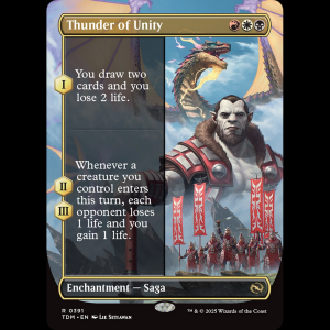 MTG Thunder of Unity Tarkir: Dragonstorm tdm#391