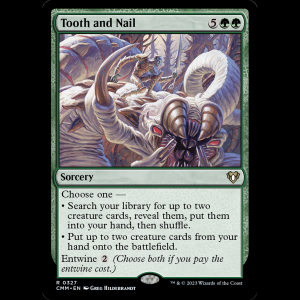 MTG Tooth and Nail Commander Masters cmm#327