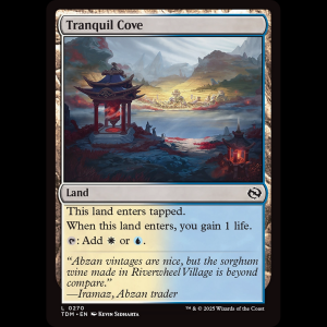 MTG Tranquil Cove Tarkir: Dragonstorm tdm#270