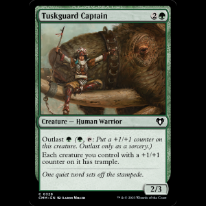 MTG Tuskguard Captain Commander Masters cmm#328