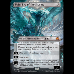 MTG Ugin, Eye of the Storms // Ugin, Eye of the Storms Tarkir: Dragonstorm tdm#382