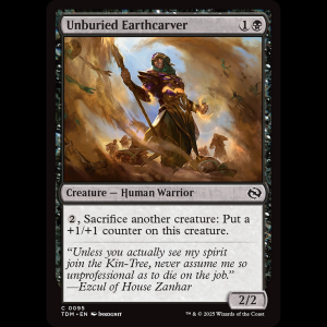MTG Unburied Earthcarver Tarkir: Dragonstorm tdm#95