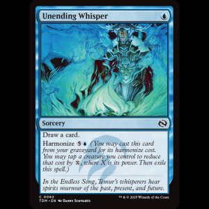 MTG Unending Whisper Tarkir: Dragonstorm tdm#62