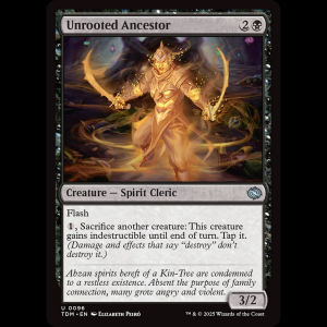 MTG Unrooted Ancestor Tarkir: Dragonstorm tdm#96