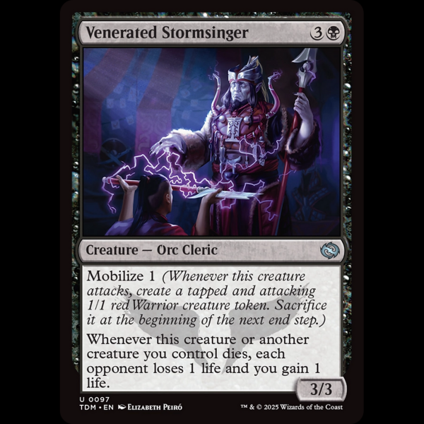 MTG Venerated Stormsinger Tarkir: Dragonstorm tdm#97 - Madtoyz