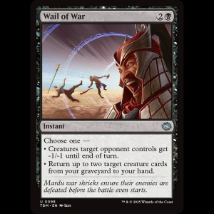 MTG Wail of War Tarkir: Dragonstorm tdm#98