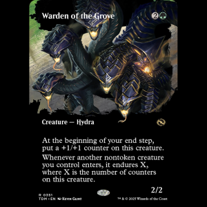 MTG Warden of the Grove Tarkir: Dragonstorm tdm#351