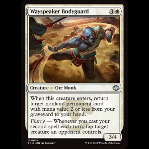 MTG Wayspeaker Bodyguard Tarkir: Dragonstorm tdm#34